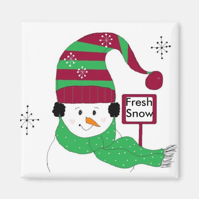 Frischschnee Magnet (Vorne)