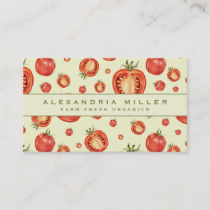 FrischTomaten  Bio  Koch  Nutritionist Visitenkarte