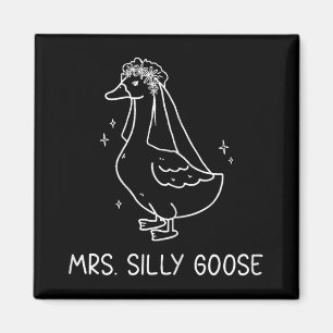Frischvermählten-Paar-Matching Mrs. Goose Neuvermä Magnet