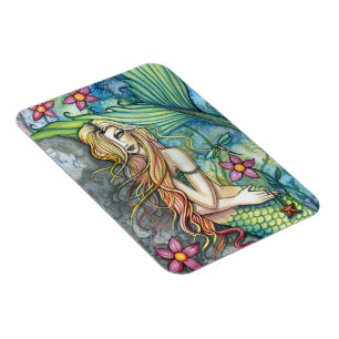 Frischwasser-Meerjungfrau-Vinyl-Magnet Magnet