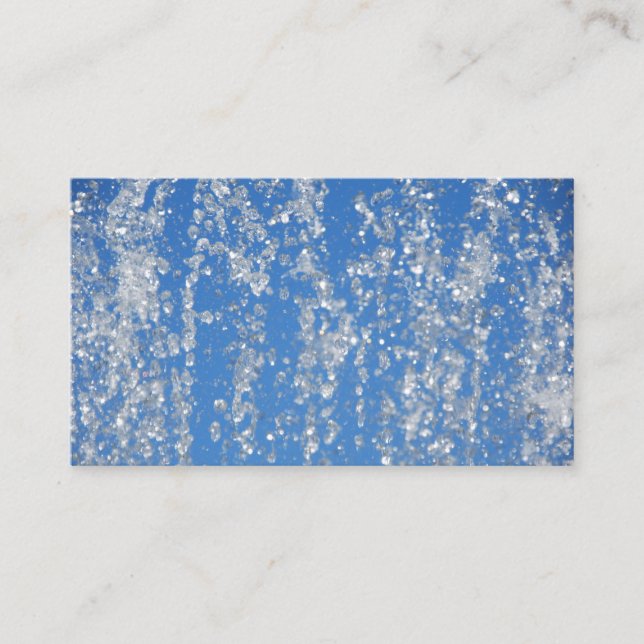 Frischwasser Visitenkarte (Vorderseite)