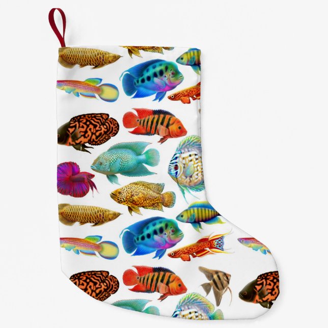 Frischwasseraquarium-Fisch-WeihnachtsStrumpf Kleiner Weihnachtsstrumpf (Vorderseite)