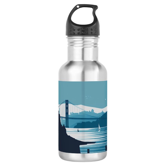 FRISCO BAY #1 EDELSTAHLFLASCHE (Vorderseite)