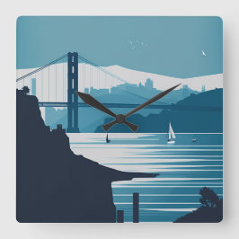 FRISCO BAY #1 QUADRATISCHE WANDUHR