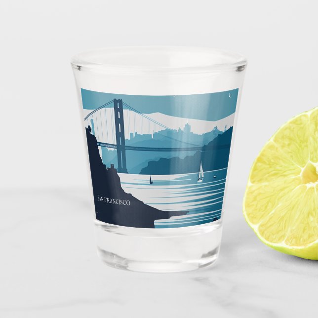 FRISCO BAY #1 SCHNAPSGLAS (Vorderseite)