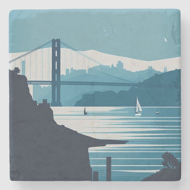 FRISCO BAY #1 STEINUNTERSETZER (Vorderseite)