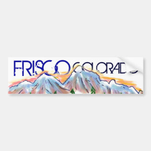 Frisco Colorado Künstlerischer Aufkleber Autoaufkleber
