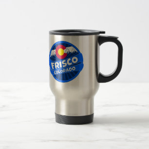 Frisco Colorado montagne éclate de voyage mug