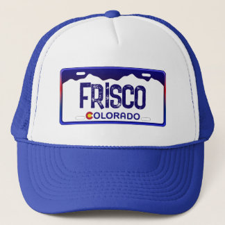 Frisco Colorado plaque bleue casquette