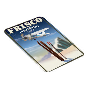 Frisco Colorado USA Reiseposter Magnet