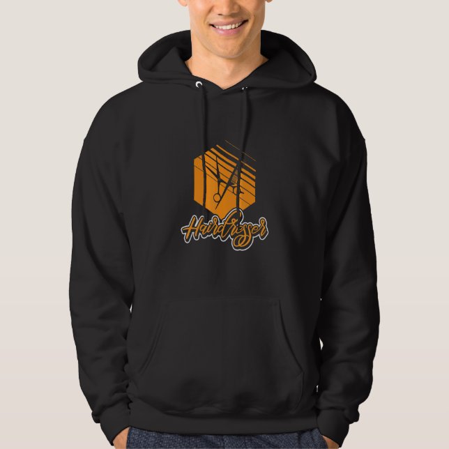 Friseur Barber Salon Hoodie (Vorderseite)