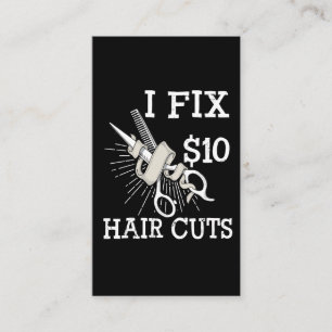Friseur Barbier Hairstylist Geschenk Salonbesitzer Visitenkarte