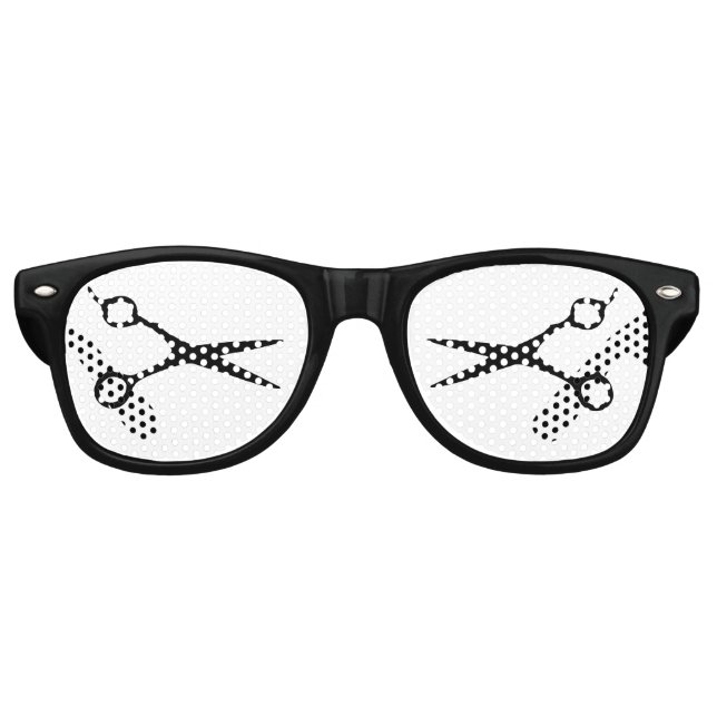 Friseur-Friseur-Friseur-Party-Stylish Partybrille (Vorderseite)