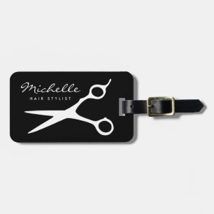 Friseur-Friseur-Friseur-Reisen für Individuelle Na Gepäckanhänger