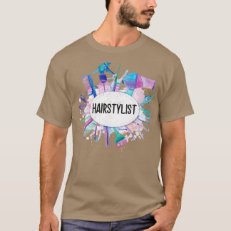 Friseur Friseur Haar Cut Tools Frauen Friseurin T-Shirt