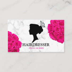 Friseur Friseur Salon Schönheitssalon Visitenkarte
