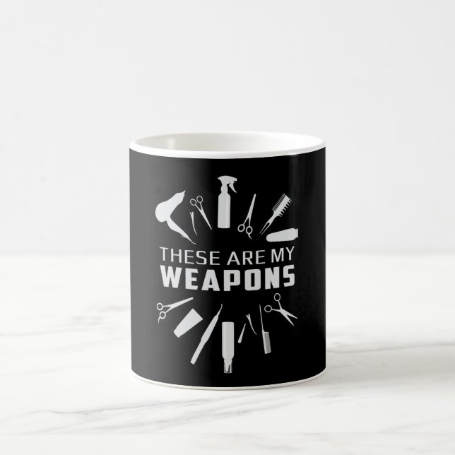Friseur Friseur Stylist Barber Weapons Geschenk Id Kaffeetasse (Mittel)