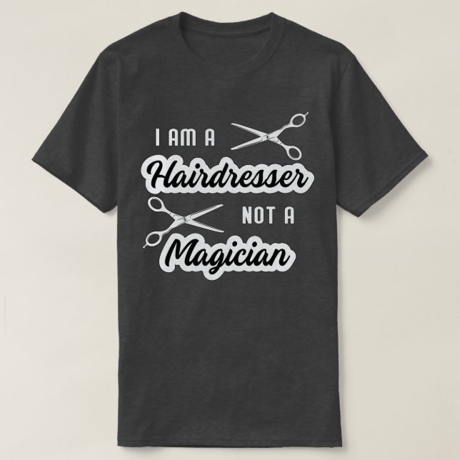 Friseur Friseur Stylist Schere Friseur Geschenkide T-Shirt (Design vorne)