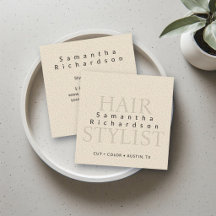 Friseur Friseurin Salon Beige Minimalist