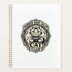 Friseur Friseursalon Katze Lustige Katze Grafik -  Planer