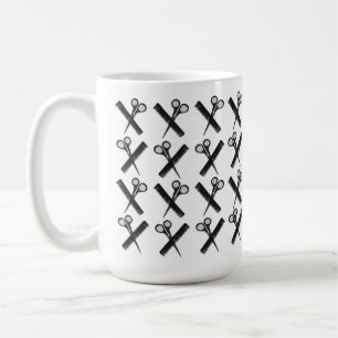 Friseur Friseursalon Schere Comb Salon Kaffeetasse