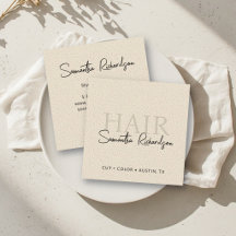 Friseur Friseuse Salon Beige Modern Erdig