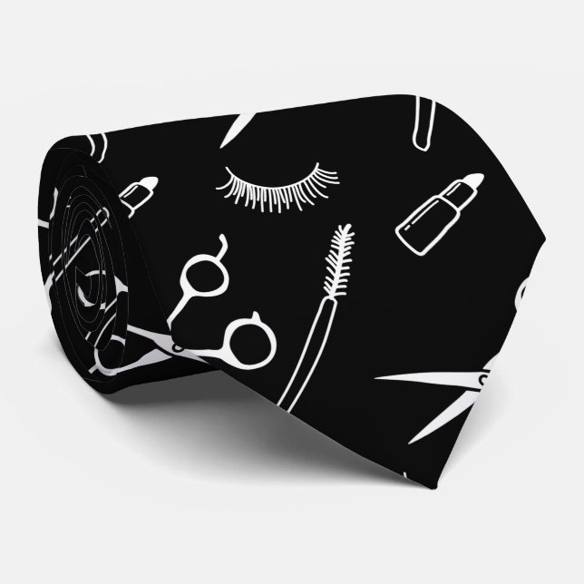 Friseur für Hair Stylist Makeup Artist Beauty Krawatte (Gerollt)