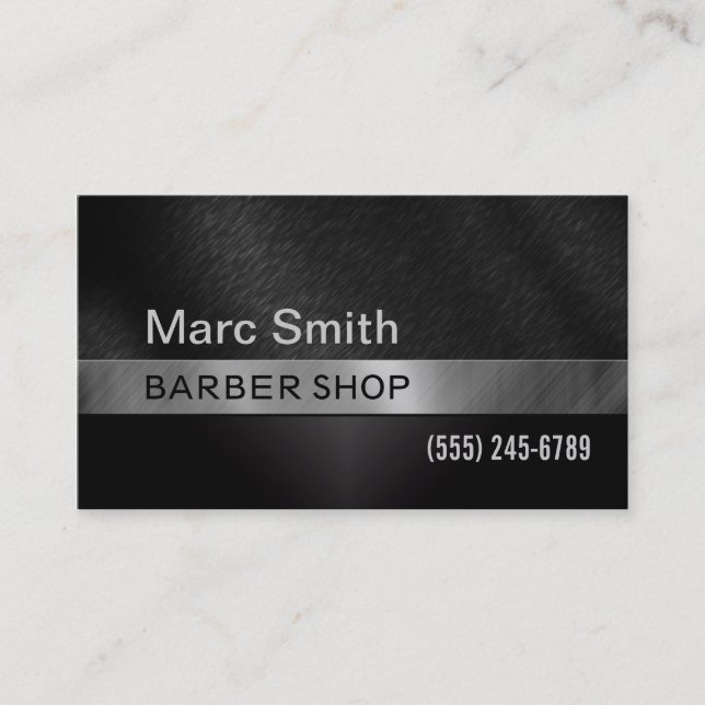 Friseur-Geschäft u. Haar-Stylist-Geschäfts-Karte Visitenkarte (Vorderseite)