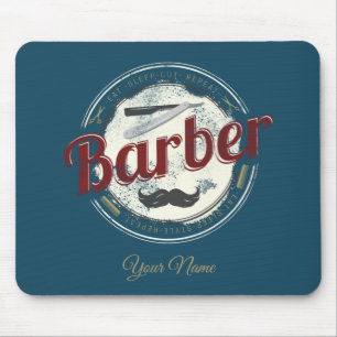 Friseur Haar Hustler Friseur Retro Hairstylist Mousepad