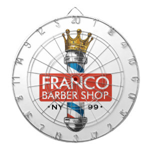 Friseur Haar Shop King Crown Friseur Pole Haar Sal Dartscheibe