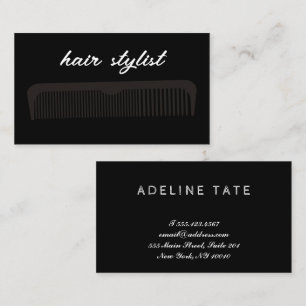 Friseur im Vintage-Stil Visitenkarte