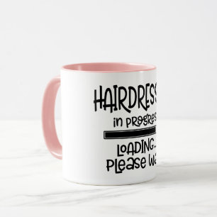 Friseur in Ausbildung Lustiger Haarstylist Tasse