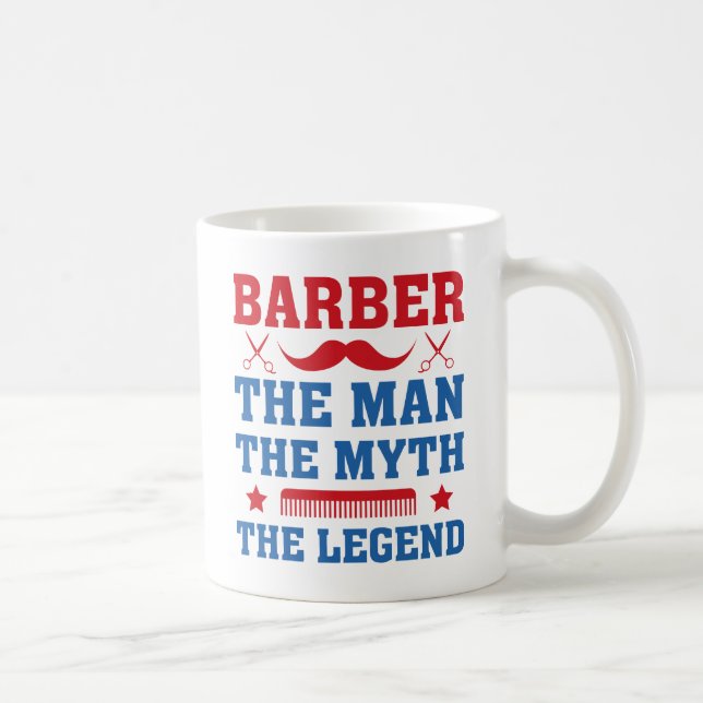 Friseur Kaffeetasse (Rechts)