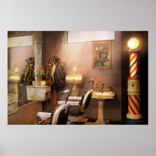 Friseur - Kellerfriseur Poster