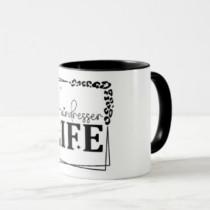 Friseur Leben Minimalist Friseur Stylist Tasse