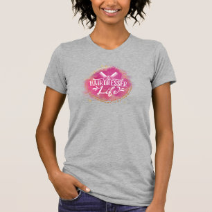 Friseur Leben Schönheitschirurg Frisör Salon T-Shirt