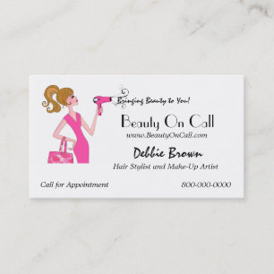Friseur-Liste bei Call Business Cards Visitenkarte