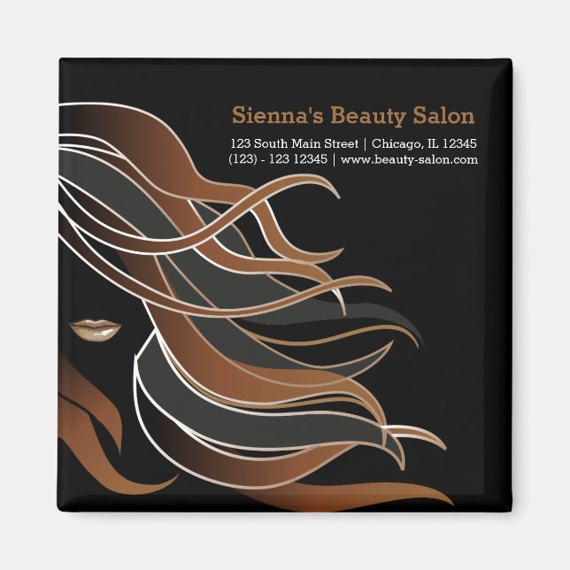 Friseur Magnet (Vorne)