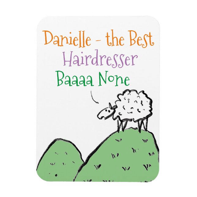 Friseur Magnet (Vertikal)