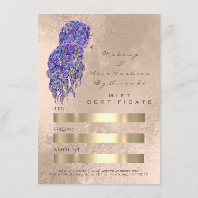 Friseur Mermaid Gold Pearl (Vorderseite)