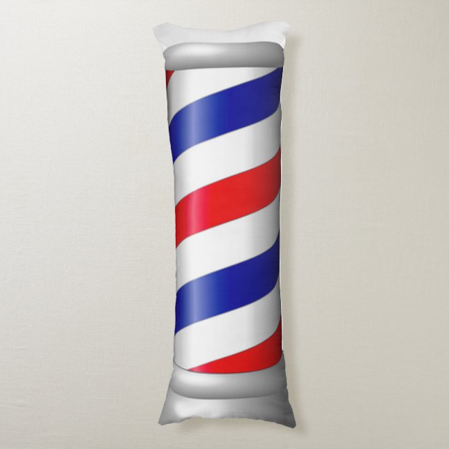 "Friseur Pole " Seitenschläferkissen (Vorderseite Vertikal)