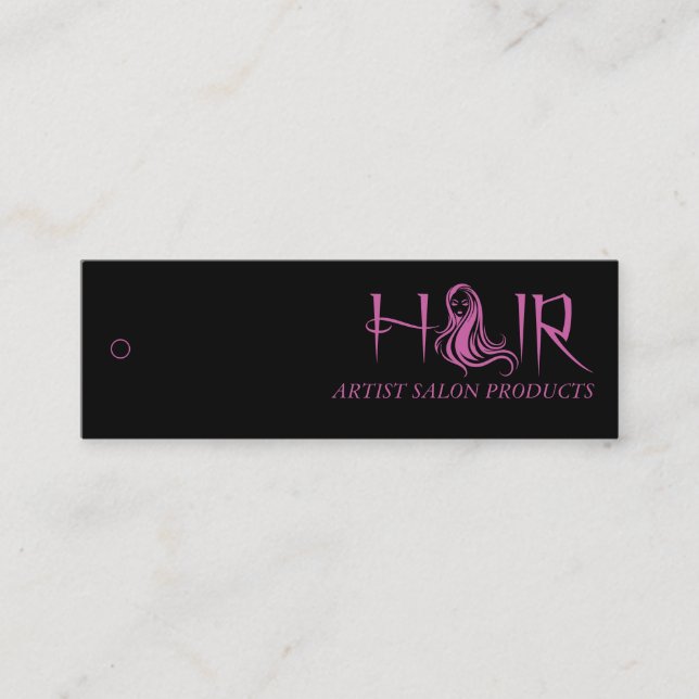Friseur - Preis für Waren Mini Visitenkarte (Vorderseite)