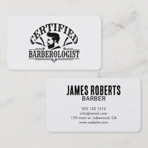 Friseur-Salon Hairstylist Professioneller Friseur Telefonnummerkarte