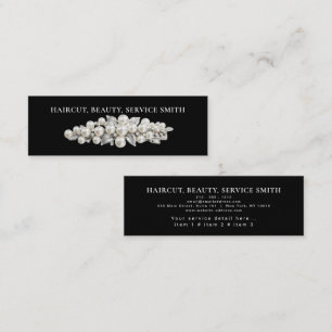 Friseur-Salon Professioneller Hairstylist-Kamm mod Mini Visitenkarte