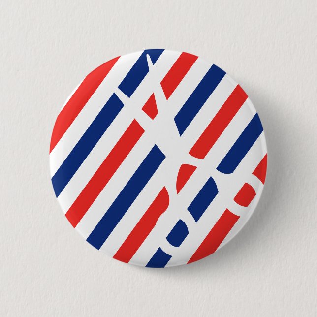 Friseur-Scheren Button (Vorderseite)