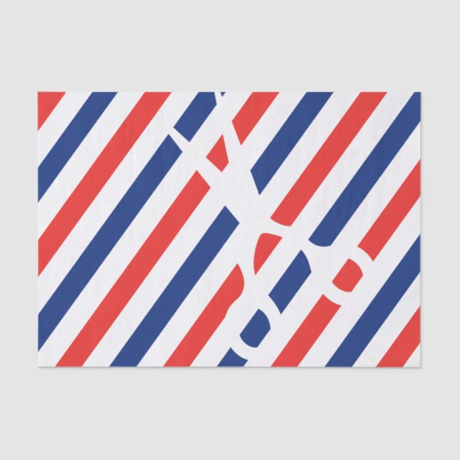 Friseur-Scheren Seidenpapier (Vorderseite)