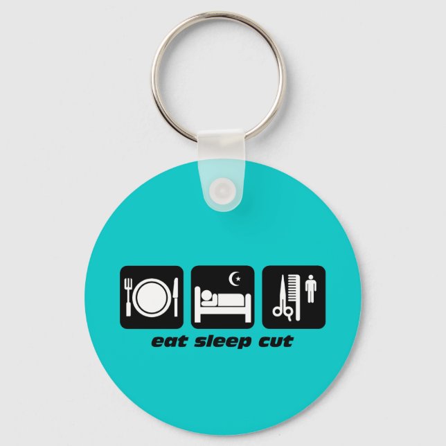 Friseur Schlüsselanhänger (Vorderseite)