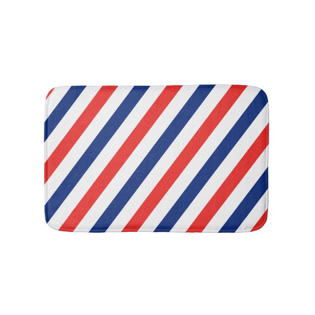 Friseur-Streifen Badematte (Vorderseite)