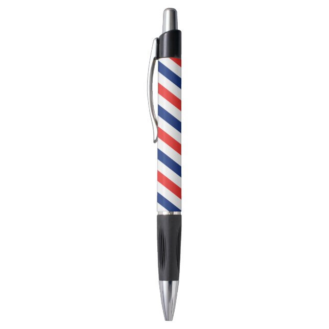 Friseur-Streifen Kugelschreiber (Oberseite (Vertikal))