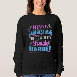 Friseur Stylist Barber Schere Friseur Friseur Gesc Sweatshirt